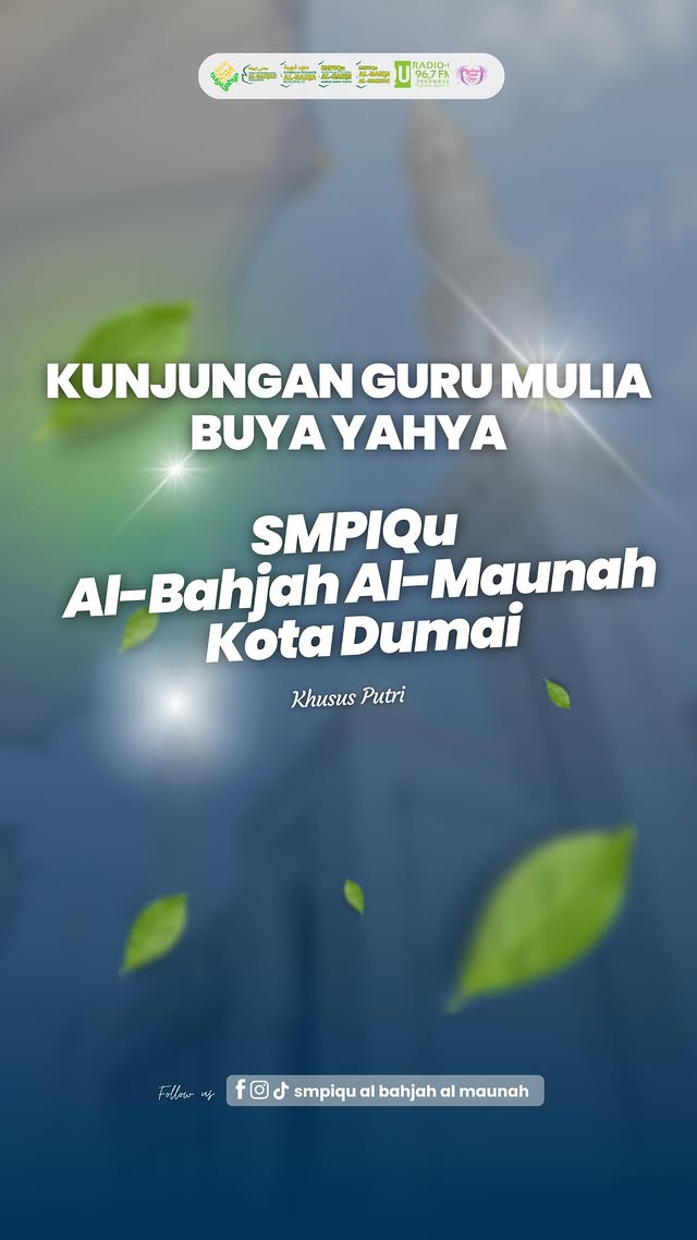 Artikel Alhamdulillah! Impian Pendidikan Putri Islami di Dumai Akhirnya Terwujud! Buya Yahya Ungkap Kabar Paling Ditunggu! SMPIQu Al-Bahjah Al-Maunah